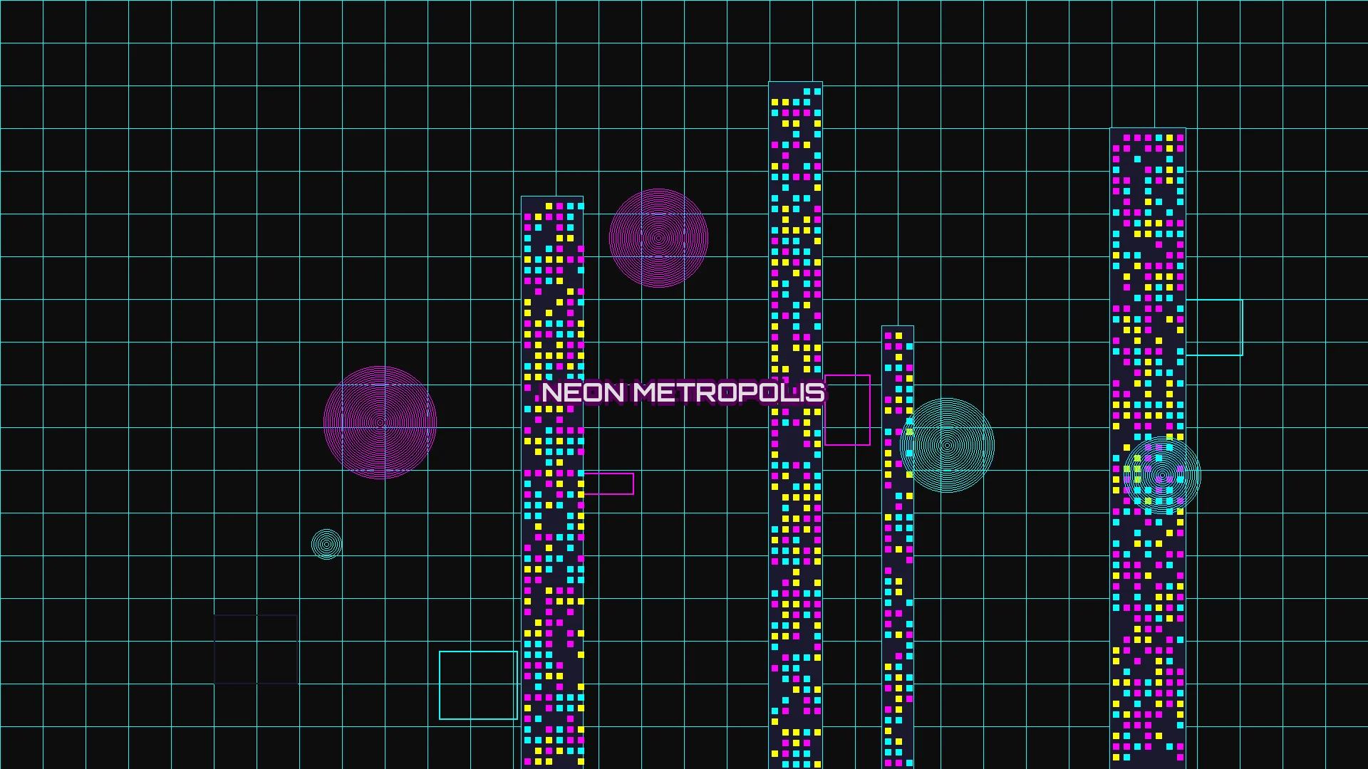 pg平台霓虹都市赛博朋克夜景